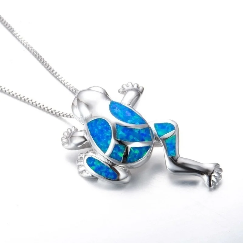 Fashion Animal Charm Women Necklace Frog Pendant Necklaces For Women Men Anniversary Christmas Gifts Decoration