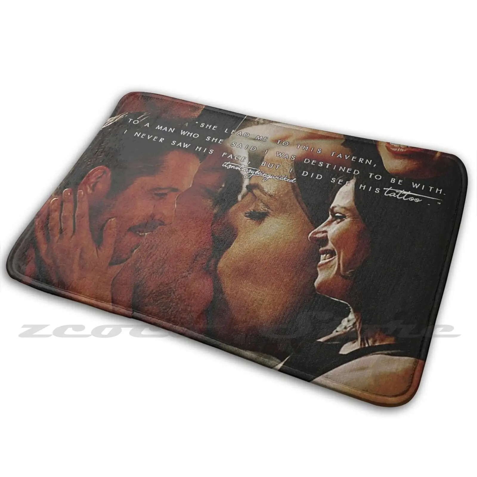 Outlawqueen تمتص الماء مانع الانزلاق حصيرة الباب ، سجادة وشم Outlawqueen ، مرة قبل الوقت ، مطاحن Illy ، بساط غطاء رأس روبن