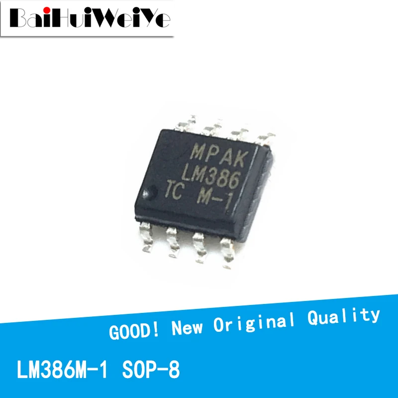 

10PCS/LOT LM386 LM386M-1 LM386MX-1 LM386M Operational SOP-8 SMD New IC Amplifier Chipset Good Quality