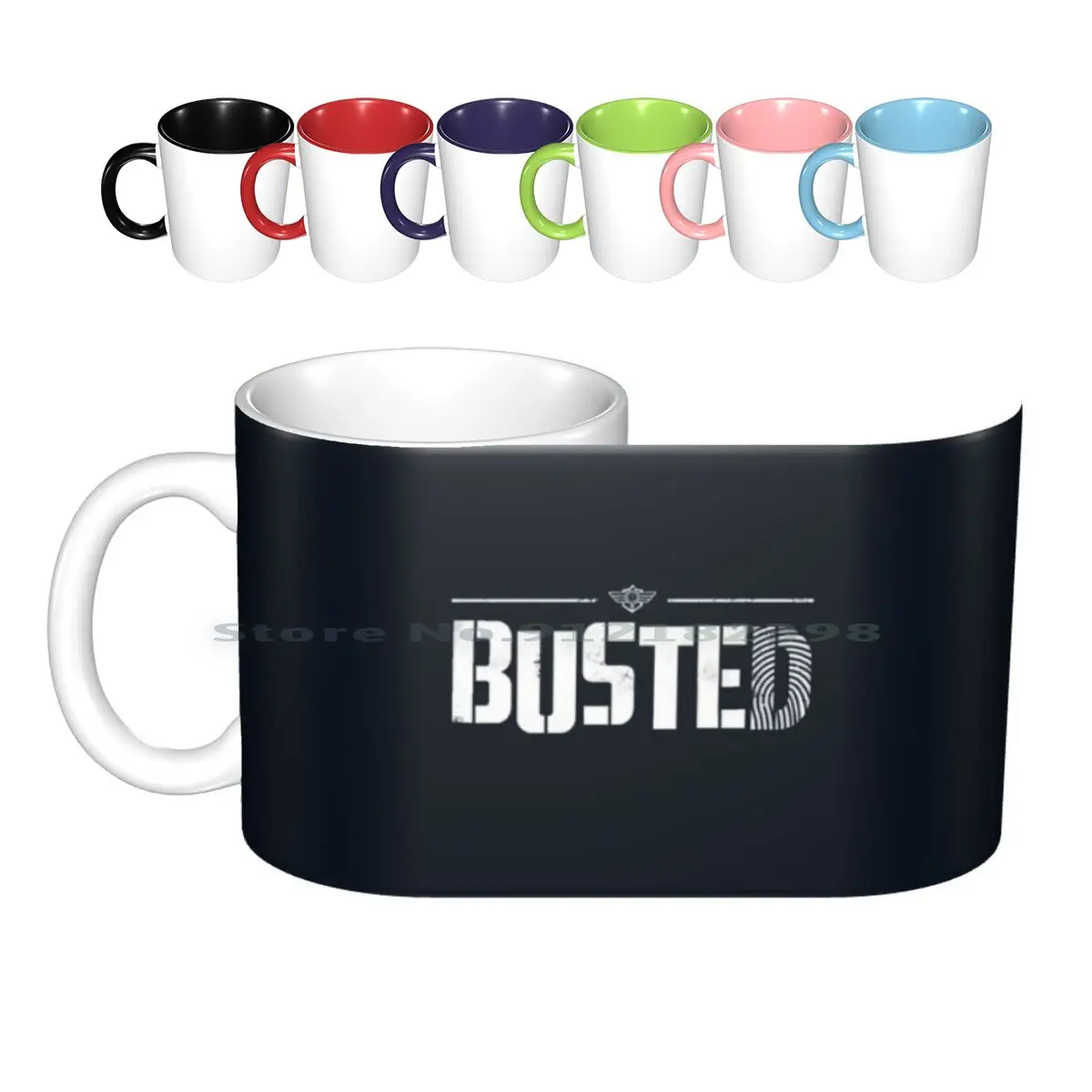 Busted Netflix Ceramic Mugs Coffee Cups Milk Tea Mug Busted Netflix Variety Varietyshow Variety Show Yoo Jae Suk Lee Kwang Soo