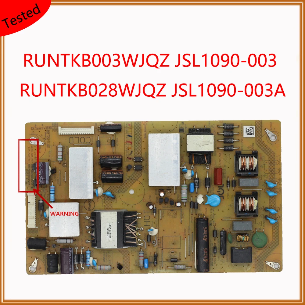 

RUNTKB003WJQZ JSL1090-003 Power Supply Board Professional Equipment Original Power Support Board RUNTKB028WJQZ JSL1090-003A