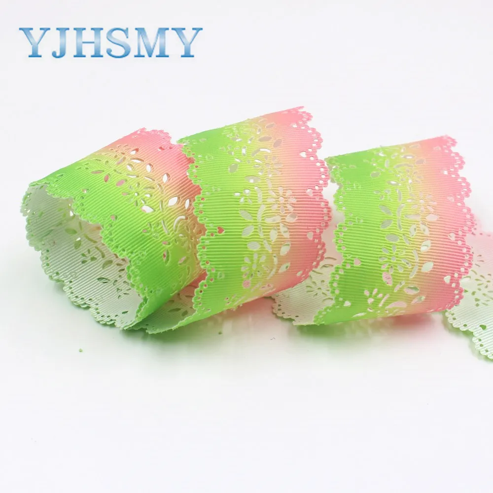 I-19805-1789, 43mm 5 yards Openwork pure color with grosgrain ribbon, bow DIY handmade jewelry decoration