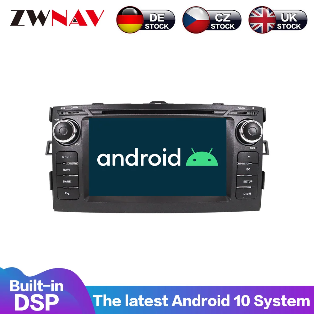 

Android 10 IPS Screen Car DVD Player GPS Navigation For Toyota Auris 2006-2012 HeadUnit Multimedia Stereo GPS Auto Radio 8 Core