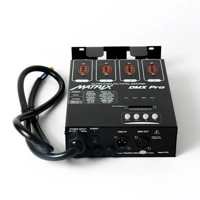 4チャンネルデジタル調光シリコンボックスLED調光器ステージ照明dmxディッシングコントローラーパフォーマンスプロジェクトフロー
