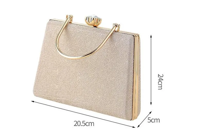 New Women Evening Clutch Bags Fashion Wedding Shoulder Bags Gold Handbags Mini  Clutch Wallets Drop Shipping