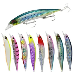 1Pcs 큰 미노우 낚시 미끼 13.5cm 17g 플로팅 워블러 크랭크베이트 트롤링 인공 하드 미끼 Pesca 바다 낚시 태클