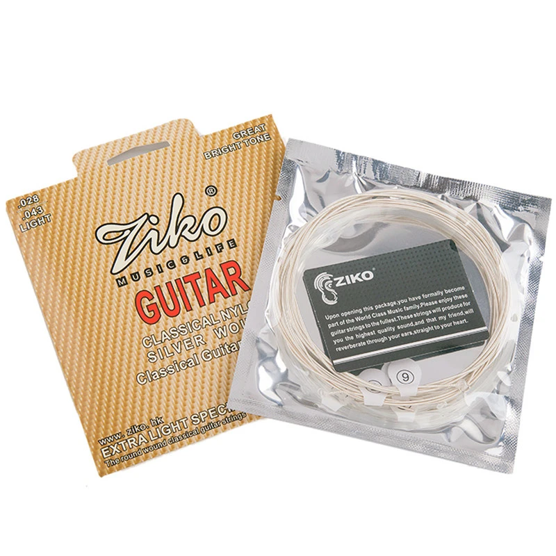 

ZIKO DPA 028-043 Classical Guitar Strings Nylon Strings Accessories Parts Musical Instrument