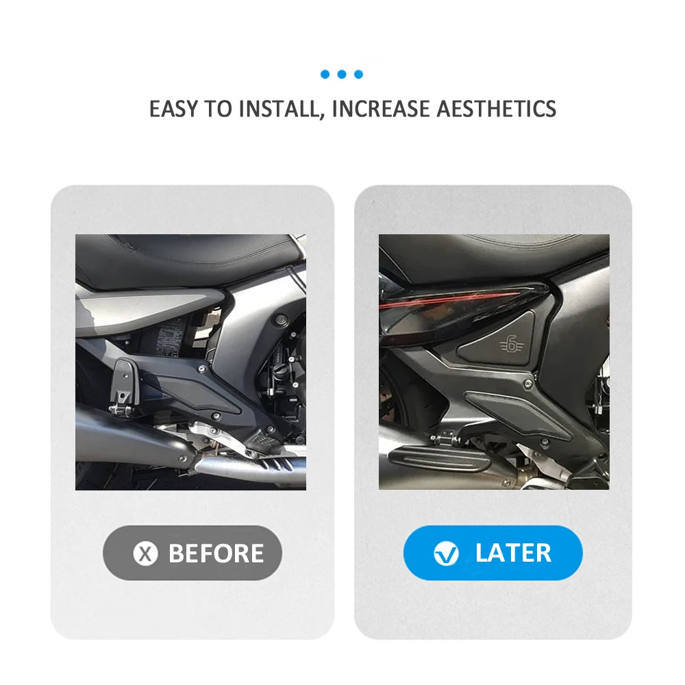 K1600B Motorcycle Frame Side Panels Cover Fairing Cowl Plastic Plates Tank Trim FOR BMW K1600 B/GRAND AMERICA 2018 2019 2020 21