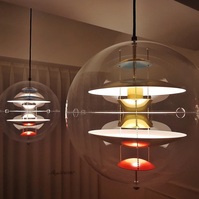 nordic globo pingente luzes bola de acrilico designer pendurado lampadas quarto sala estar decoracao suspensao criativa hanglamp 01