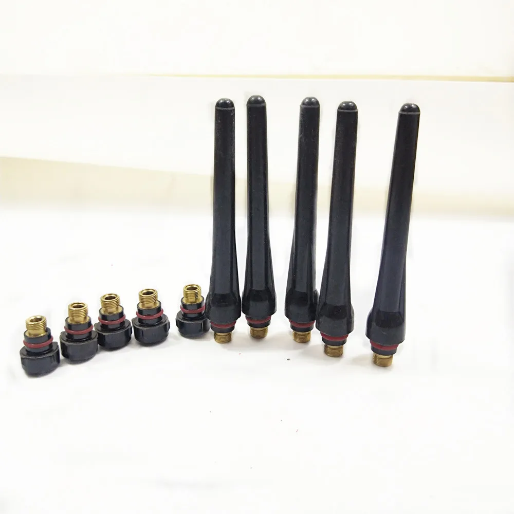 TIG ไฟฉายหมวกเครื่องเชื่อม TIG อุปกรณ์เสริมยาว57Y02สั้น57Y04หมวก WP17 WP18 WP26อาร์กอน TIG เชื่อมไฟฉาย