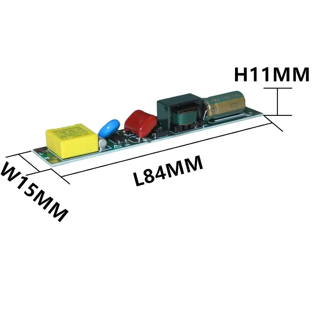 T5 T8 T10 LED Tube Adapter Driver 60mA 120mA 240mA 250mA 280mA 350mA 380mA 450mA 6W 9W 12W 15W 18W 24W 30W 36W 40W Power Supply