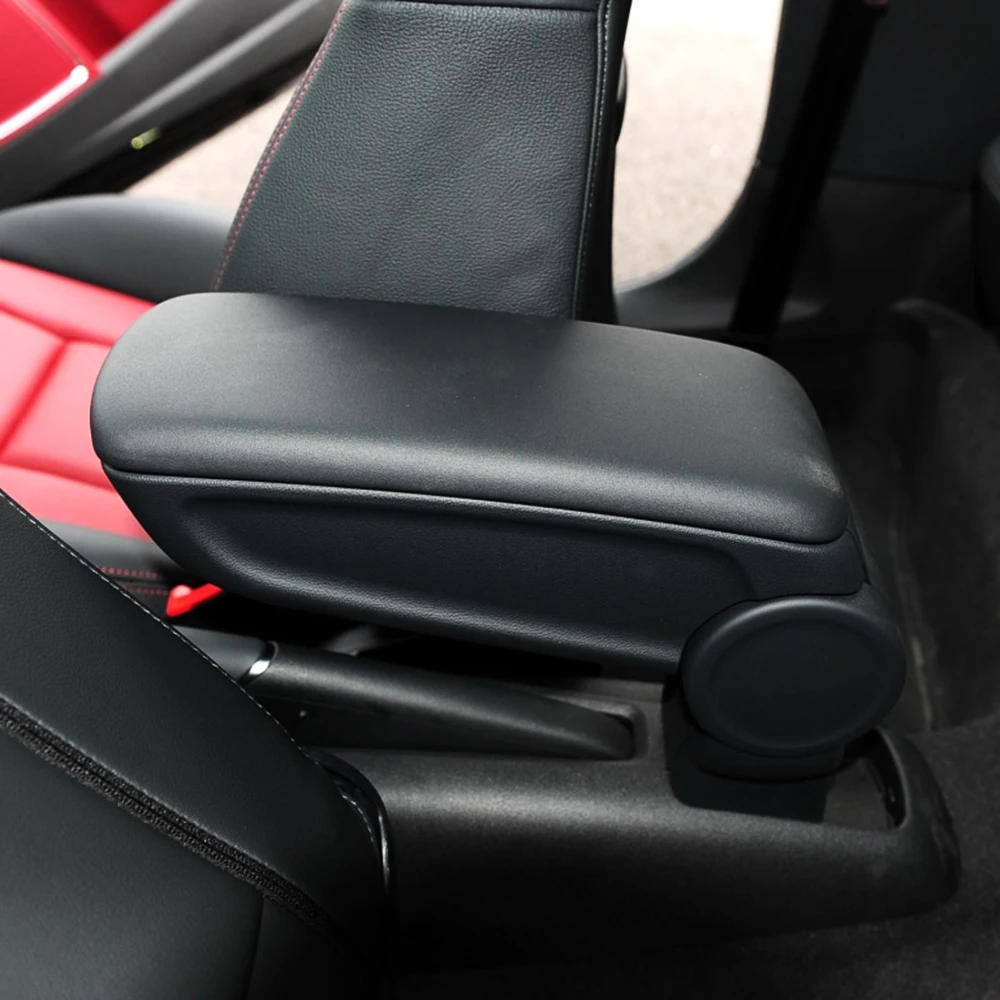 Replacement For Audi A1 8X1 8XK 2012-2018 8X0864245B PU Leather Center Console Armrest Cover Lid Black Car Accessories Car Goods