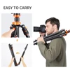 K & f concept 80.7インチカメラ三脚 (dslrコンパクトアルミニウム用) 、360度のボールヘッド、旅行や仕事用の10kgの負荷 5