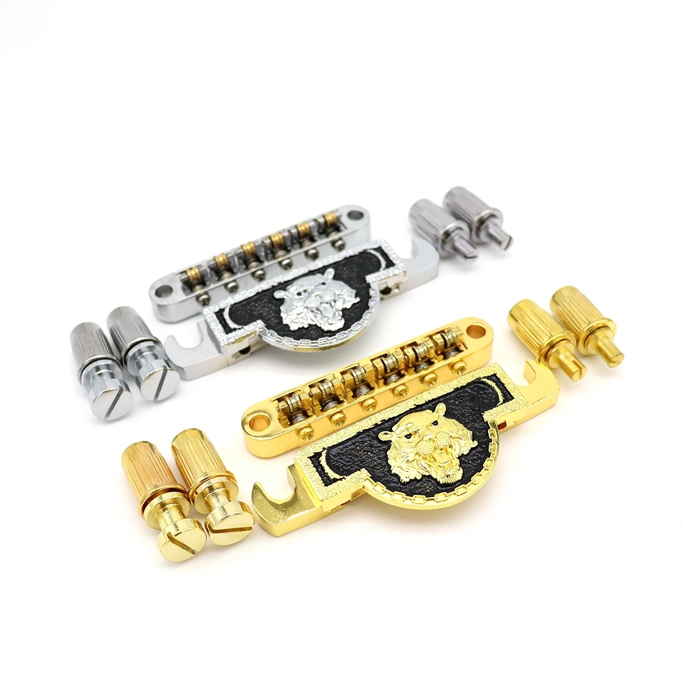 Electric Guitar Ball Roller with Carved lion head LP bridge 6mm mounting hole suitable for EPI LP Electric Guitar