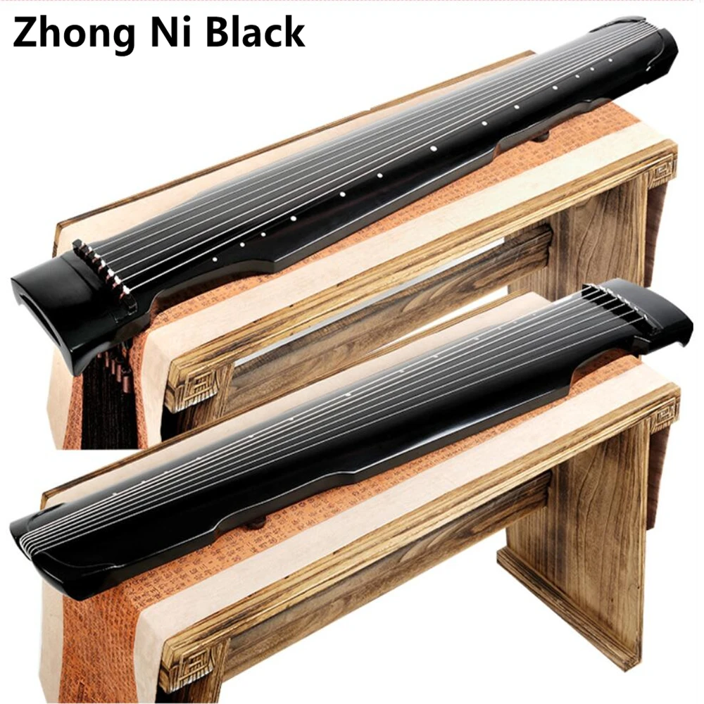 Wysoka QualityChinese Zhongni Guqin 7 struny starożytna cytra dla początkujących praktyka Guqin 100% Handmade instrument muzyczny 2 kolory