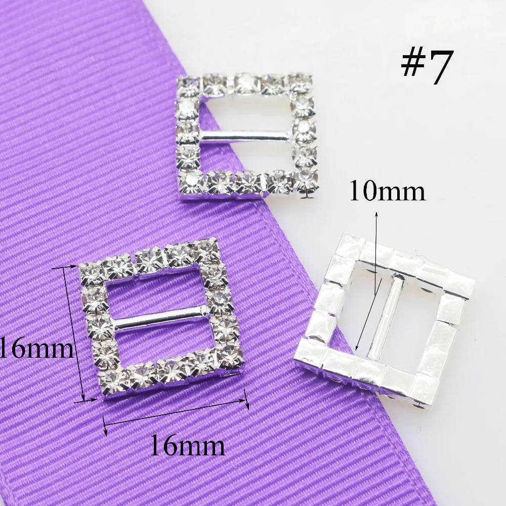 Limited edition! 10 pcs flash diamond Various rhinestone buckle Gift decoration Jewellery wedding making clothing embellishment