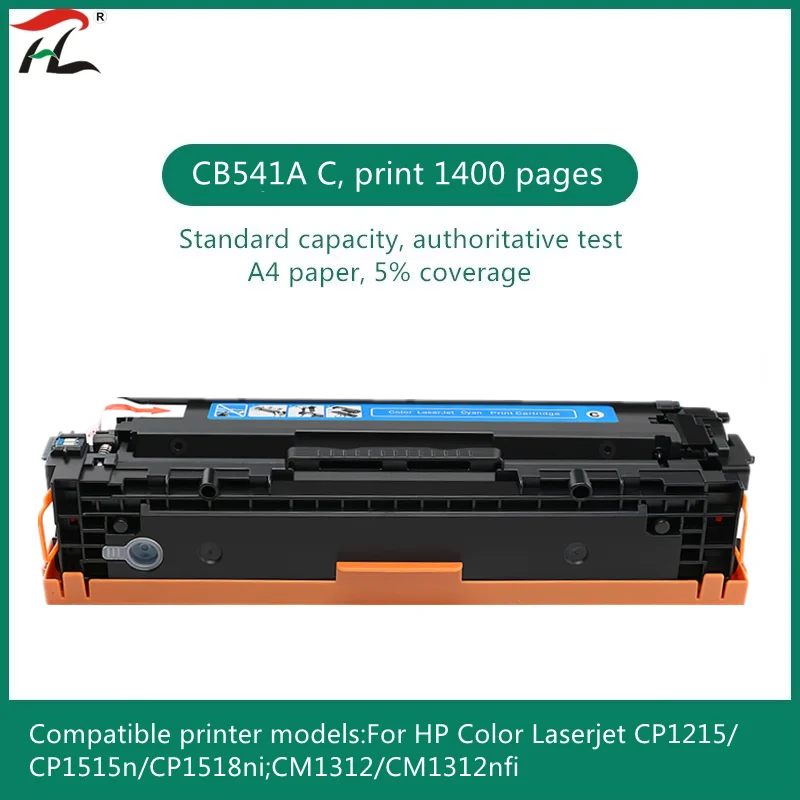 

Compatible Toner Cartridge CB540A CB540 540A 540 CB541A CB542A CB543A 125A for HP Color LaserJet CP1215 CP1515n CP1518ni CM1312