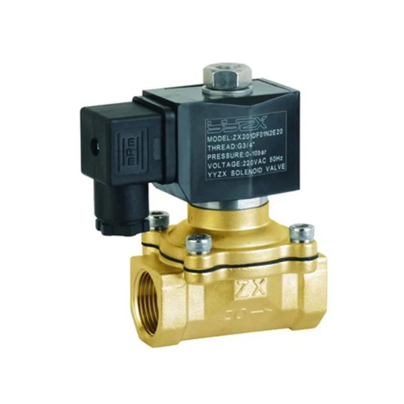 ZX-200-50 safety adjustable relie liquid gas high pressure water heater diesel fuel oil control variable brass solenoid valveCD