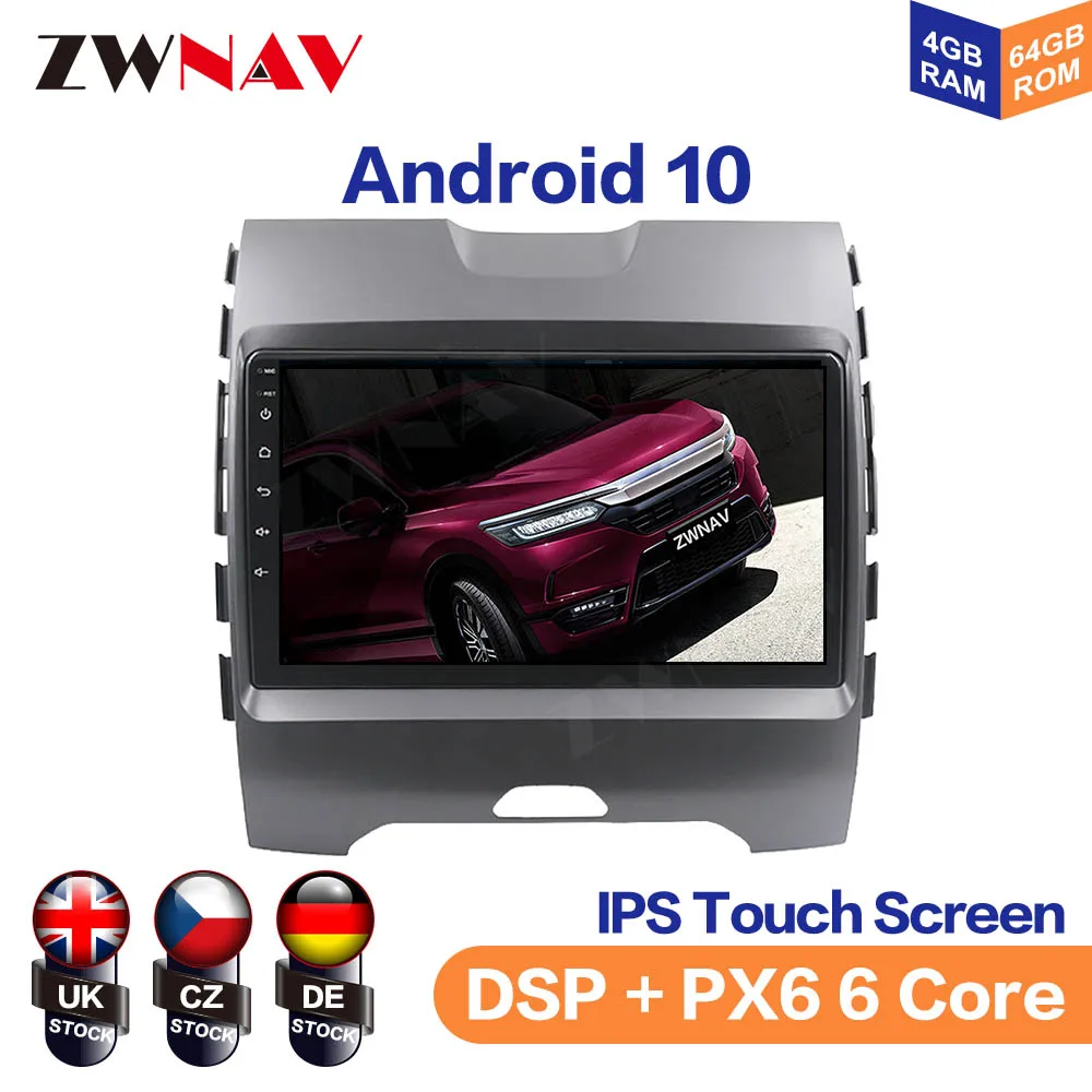 Android 10 IPS Screen For Ford Ranger 2015+ Car Multimedia Player Navigation Audio Radio Stereo Head Unit Gps 1 din auto radio