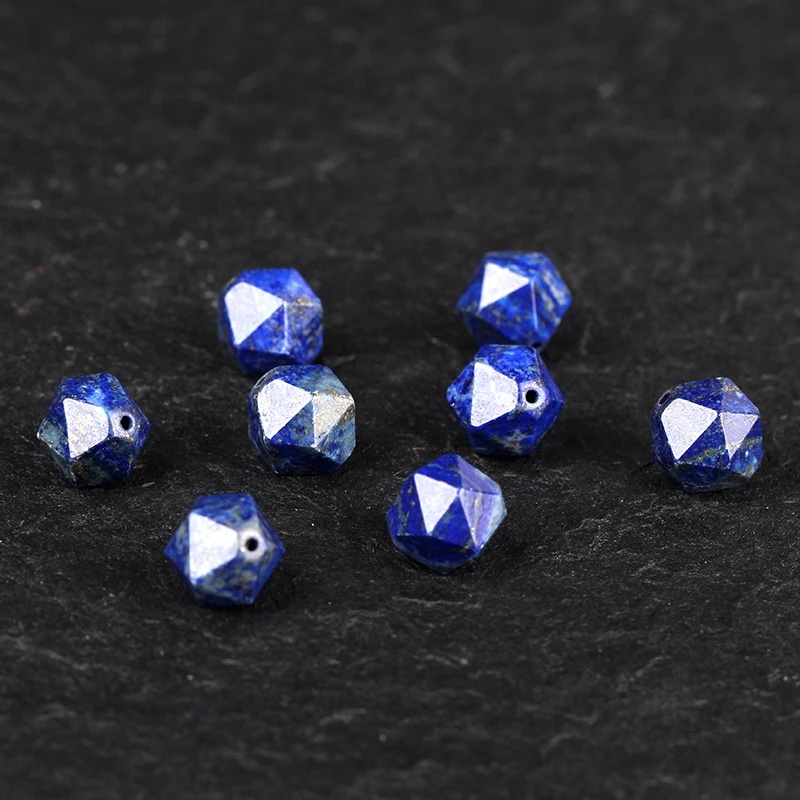 4A Natural Lapis Lazuli Crystal Single Bead DIY Jewelry Making