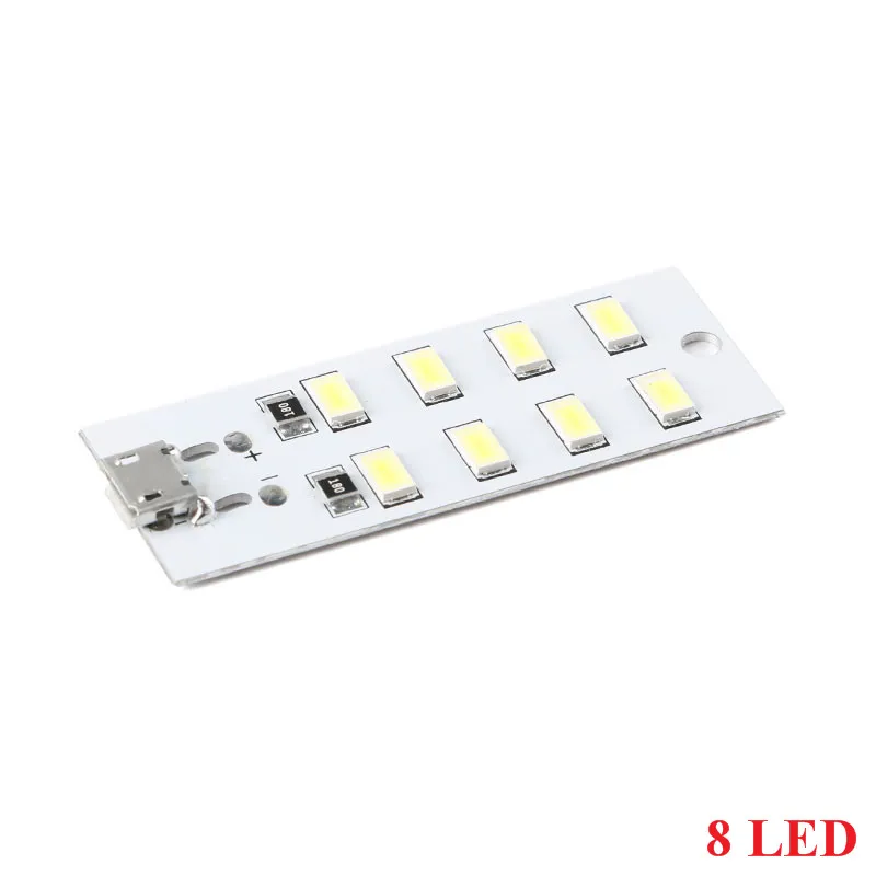 1PCS high quality 5730 smd 5V 430mA~470mA White Mirco Usb 5730 LED lighting panel USB mobile light Emergency light night light