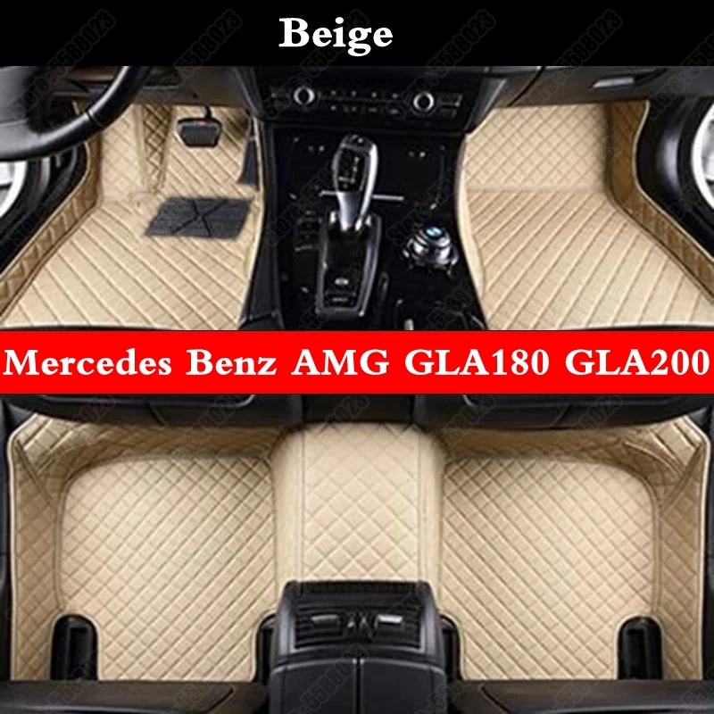 

Car Floor Mats for Mercedes Benz GLA45 AMG GLA180 GLA200 GLA250 Custom Made Personalized SUV Foot Mat Auto Carpet Cover Pad Rugs