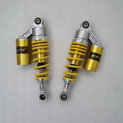 Universal  265mm 280mm  Motorcycle Shock Absorber 7mm spring for HONDA YMAHA  SUZUKI  Kawasaki black gold yellow