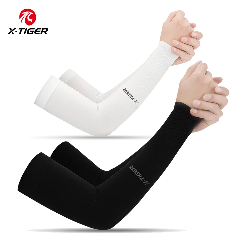 X-TIGER Radfahren Arm Ärmel Eis Stoff Anti-UV Sonnencreme Laufen Radfahren Ärmel Outdoor Sport Radfahren Arm Wärmer Männer Frauen