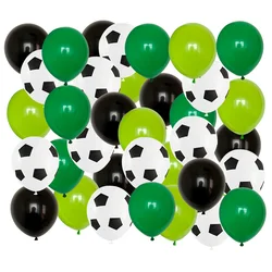 40pcs 12 inch Thicken Soccer Balls Football Latex Balloons Birthday Party Decoration Kids Children's Toys Football Theme Party