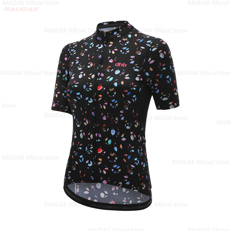 Cycling Jersey Set for Women, MTB Bike Jerseys, Short Sleeves, Anti-UV, Road Clothing, Cycling Clothing, Summer