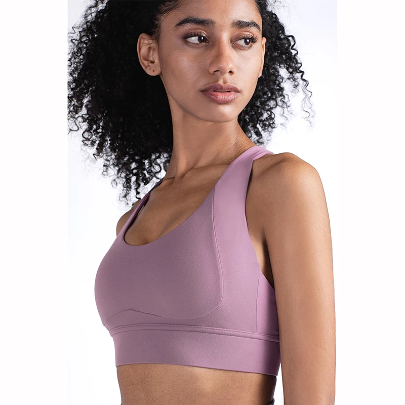 Vnazvnasi Vrouwen Yoga Padded Tops Sexy Sportkleding Ademende Quick Dry Running Bh Zwart Sluiting Push-Up Meisjes Ondergoed