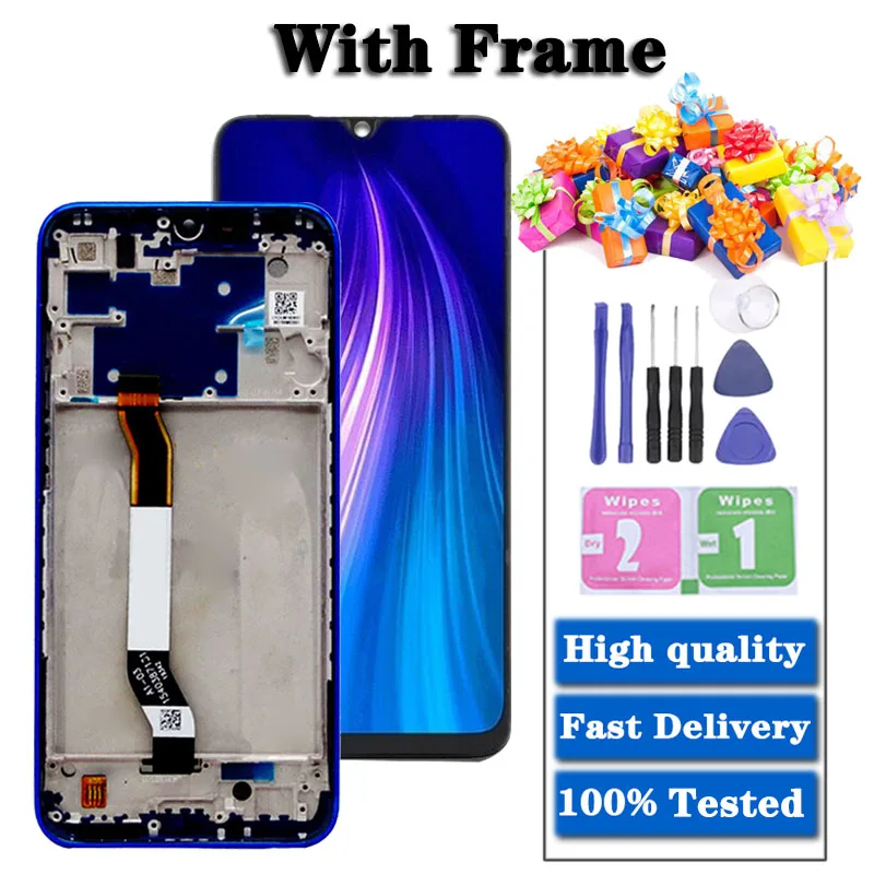 Origina 6.3 Display Replacement for Xiaomi Redmi note 8 LCD Touch Screen Digitizer Assembly For Redmi Note 8 Display