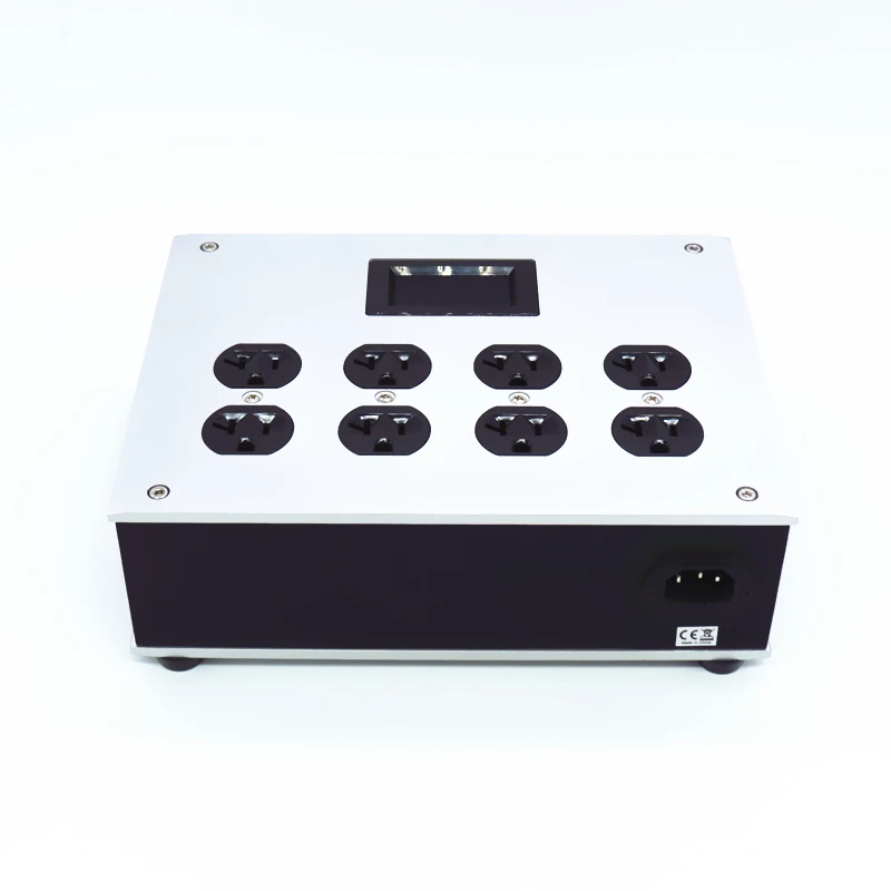 Filtro EMI de alta eficiencia, toma de filtro LCD de alta frecuencia EMI, purificador de Energía de EE. UU. 3000W, toma de filtro de potencia HiFi