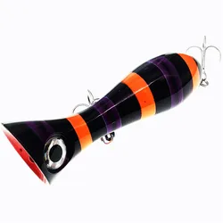 Big Game Lure 97mm 33g Nuove esche da pesca Popper Top Water Esca dura Occhi 3D Bocca grande Popper Lure