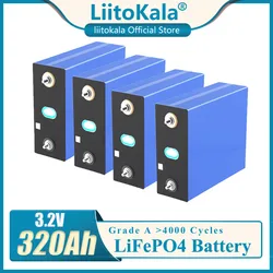 LiitoKala 3.2V 310ah 320Ah lifepo4 bateria DIY 12V akumulator do elektrycznego samochodu RV system magazynowania energii słonecznej