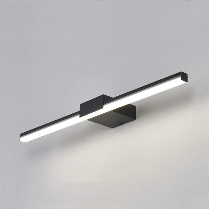 FKL Modern Mirror Lamp LED Bathroom Simple Waterproof Anti-fog Bathroom Mirror Cabinet Nordic Bathroom Mirror Lamp