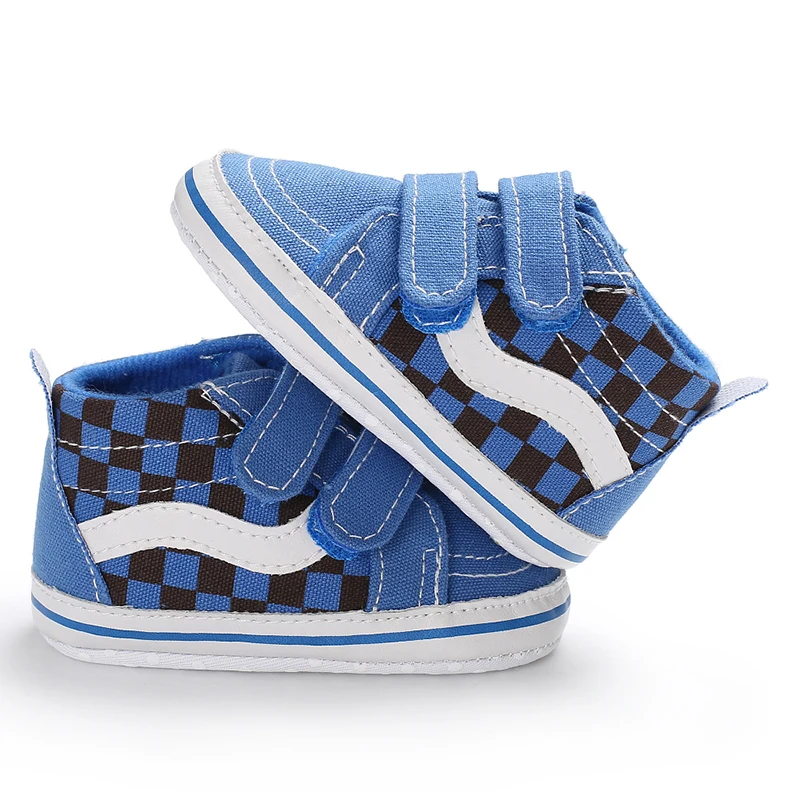 2025 neue Baby Leinwand Turnschuhe Anti-slip Weiche Plaid Baby Junge Mädchen Schuhe Neugeborene Erste Wanderer Infant Baby unisex Casual Schuhe – Detail 29