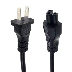 US to IEC 320 C5 Power Adapter Lead Cable For Laptop Notebook Universal  AC Power Cord 250V 1.2m