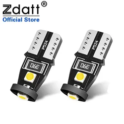 Zdatt 10個T10 W5W led新スーパーブライトcanバス駐車場ライトW5W 168 194自動ウェサイド電球車の読書ランプ