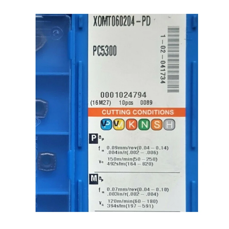 Inserti per trapano a U XOMT040204 XOMT050204 XOMT060204 muslimymuslimate exomt130406-PD PC5300 inserti in metallo duro CNC XOMT