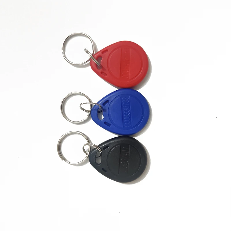 KinJoin 10pcs RFID Key Fobs 125Khz ID Token Tags RFID lock Access control Durable Waterproof Keychain ID Card