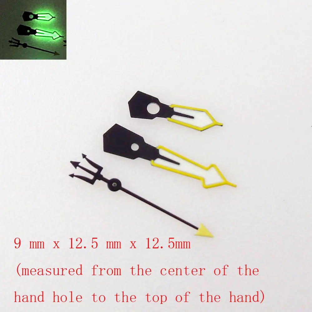 Ensemble d'aiguilles lumineuses pour montre-bracelet, 15 modèles, mouvement automatique, pour NH35 NH36 7s36 7s25 7s35 6r15 4r35 4r36