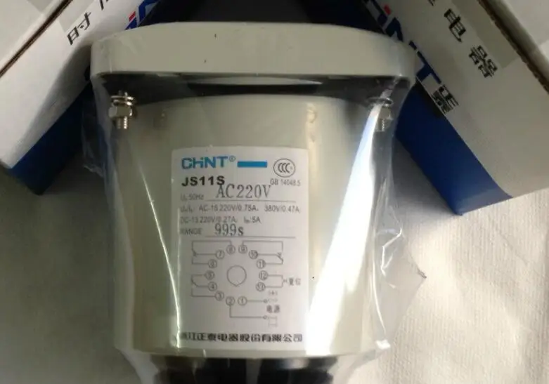

Цифровое реле времени Chint JS11S 999S AC220V, три цифры