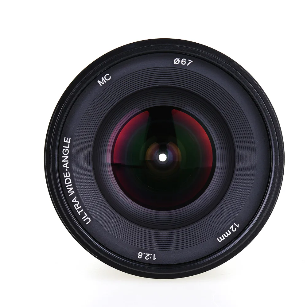 RISESPRAY 12mm F2.8 Ultra macro wide-angle manual metal lens for EF-M NEX M4/3 FX Micro single camera