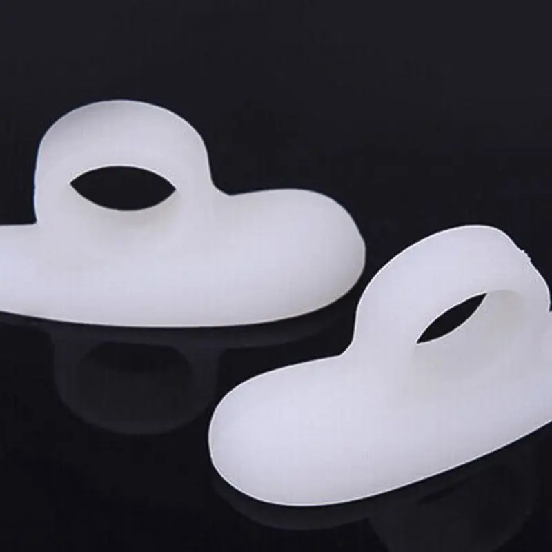 2Pcs Hammer Toe Cushion Silicone Protector Corrector Straightener Bunion Guard