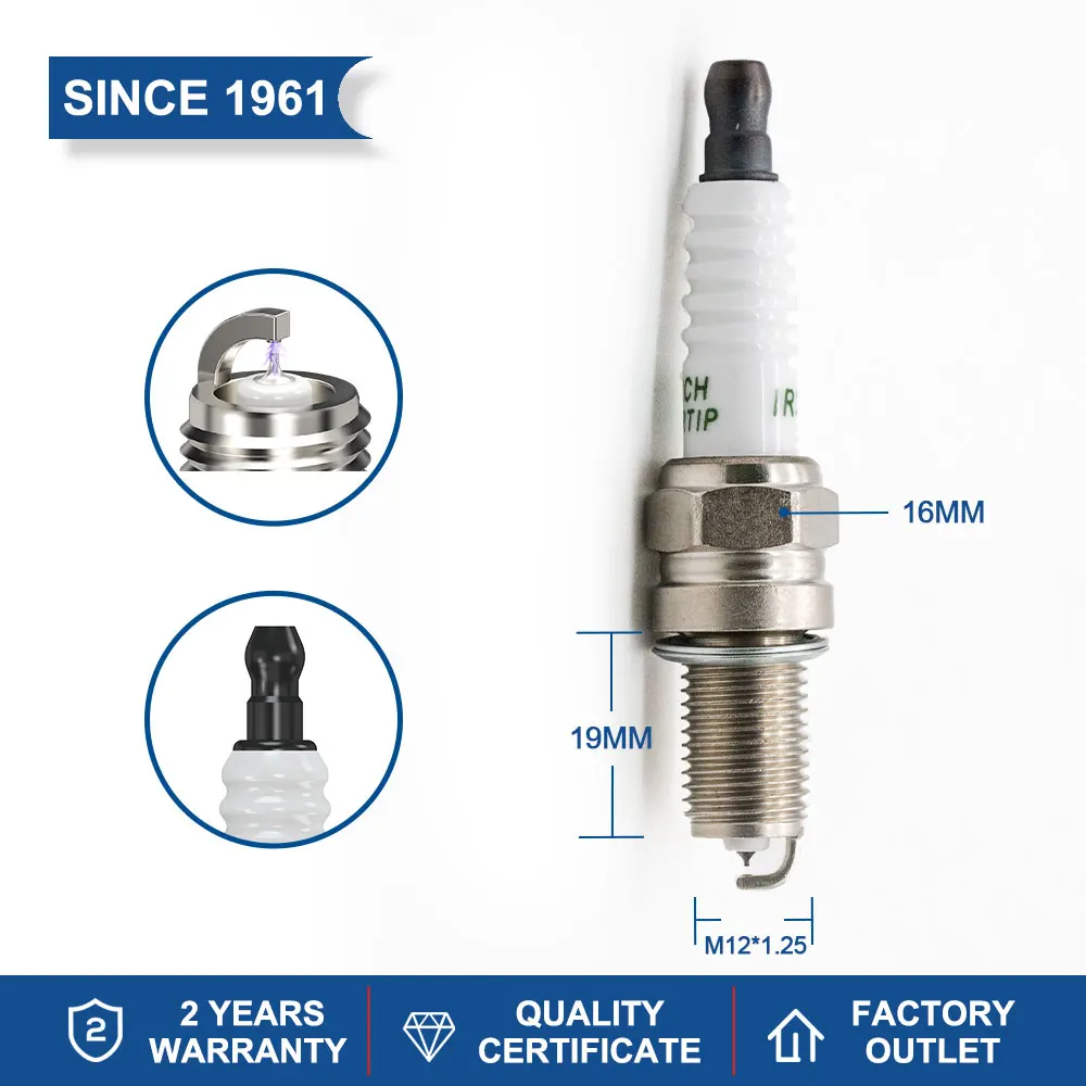 Candle Replace for Bujia IKR9H8 Iridium Platinum Spark Plug TORCH DK9RTIP Denso IXU27 Champion 1006 Beru Z338 Ignition System