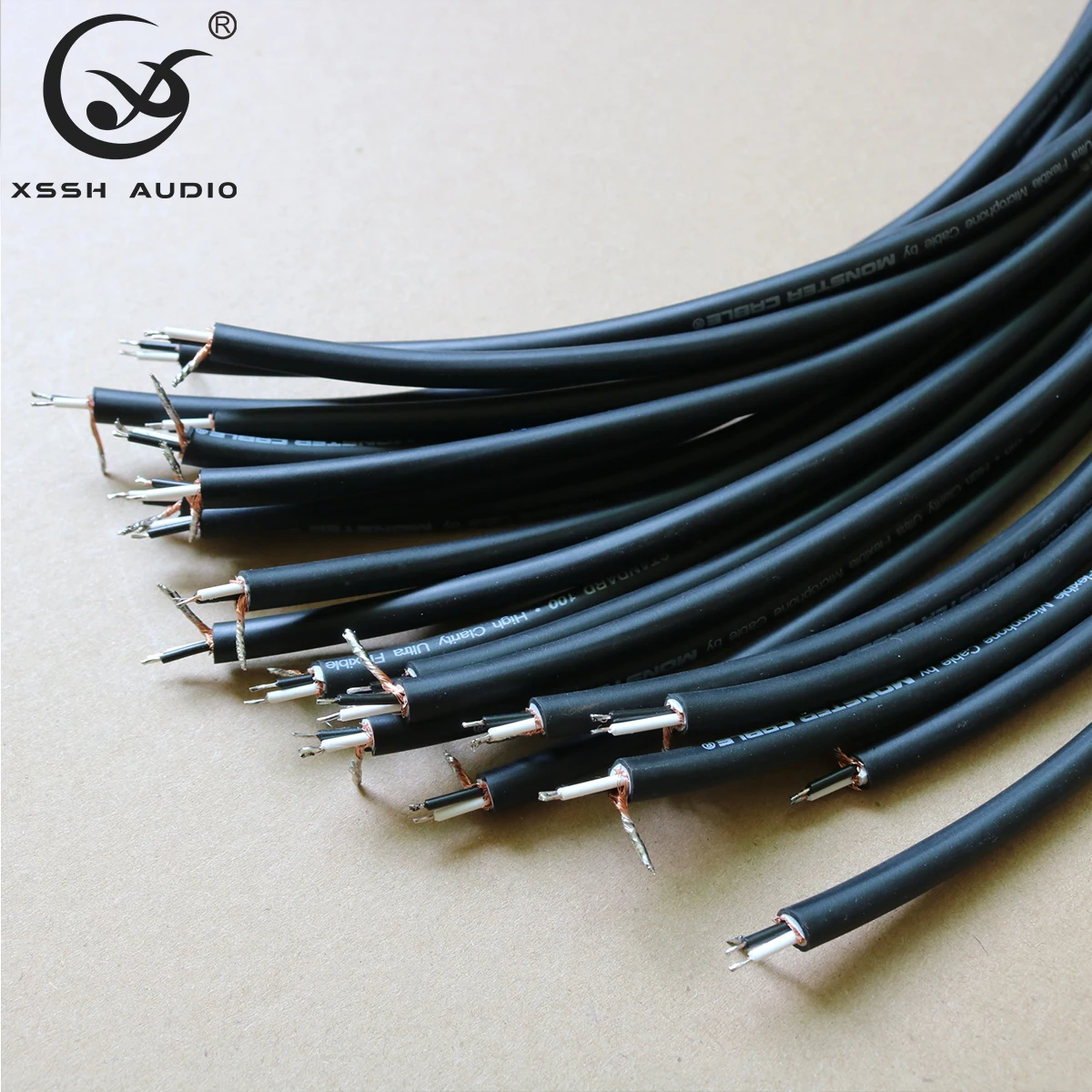 1 Pair 2pcs XSSH Hi-end HIFI 2 Core Pure Copper OFC Female Male XLR to XLR Extension Power Amplifier Audio Cord Cable Wire Line