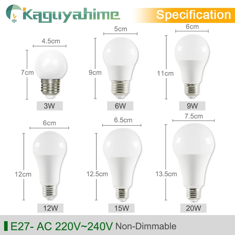 =(K)= 2pcs 3W~24W LED Bulbs LED Lamps E27 E14 Aluminum 6W 7W 9W 12W 15W 20W AC 220V 240V Table Lamp LED Light Bulb Home Lighting