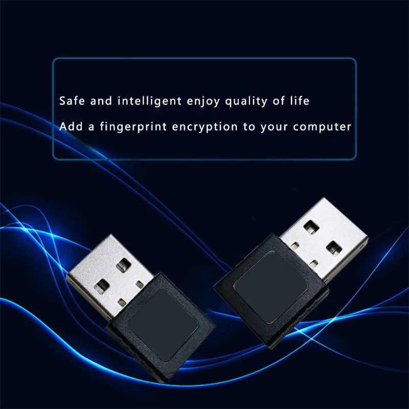 USB Fingerprint Key Reader Recognition Device Windows 10 Biometrics Security Anti-Spoofing Encryption Unlocking Boot Dropship