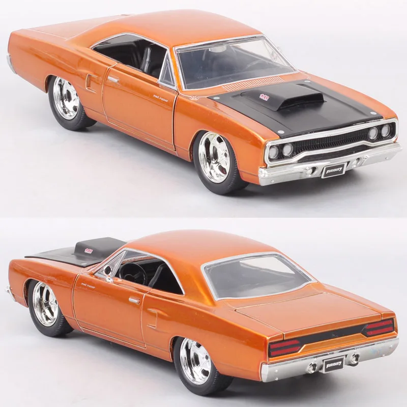 Kid\'s 1/24 Scale Jada 1970 Plymouth Road Runner Classic Big Time Muscle Car Diecasts & Toy Vehicles Metal Thumbnails